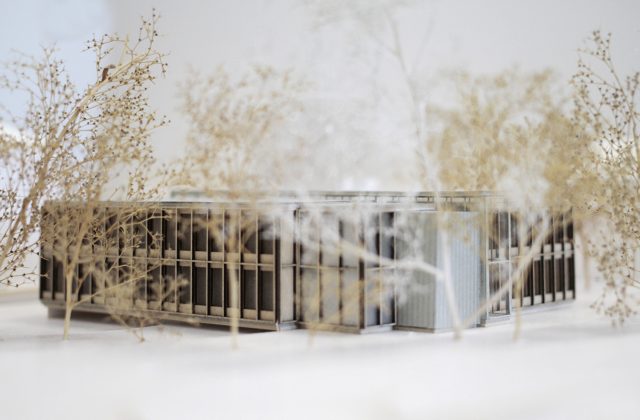 BARAKI - MIRA - ARCHITECTURE - Construction d'une école provisoire pour la HEP Fribourg - Photo de maquette
