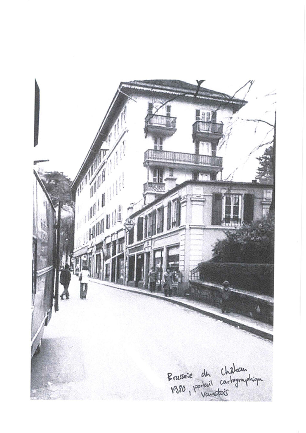 Brasserie du Château image archive 1980