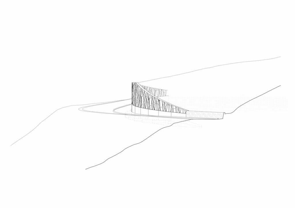BARAKI - RIEDERBERG - INFRASTRUCTURE - Intégration d'un mur de soutènement sur une nouvelle route
